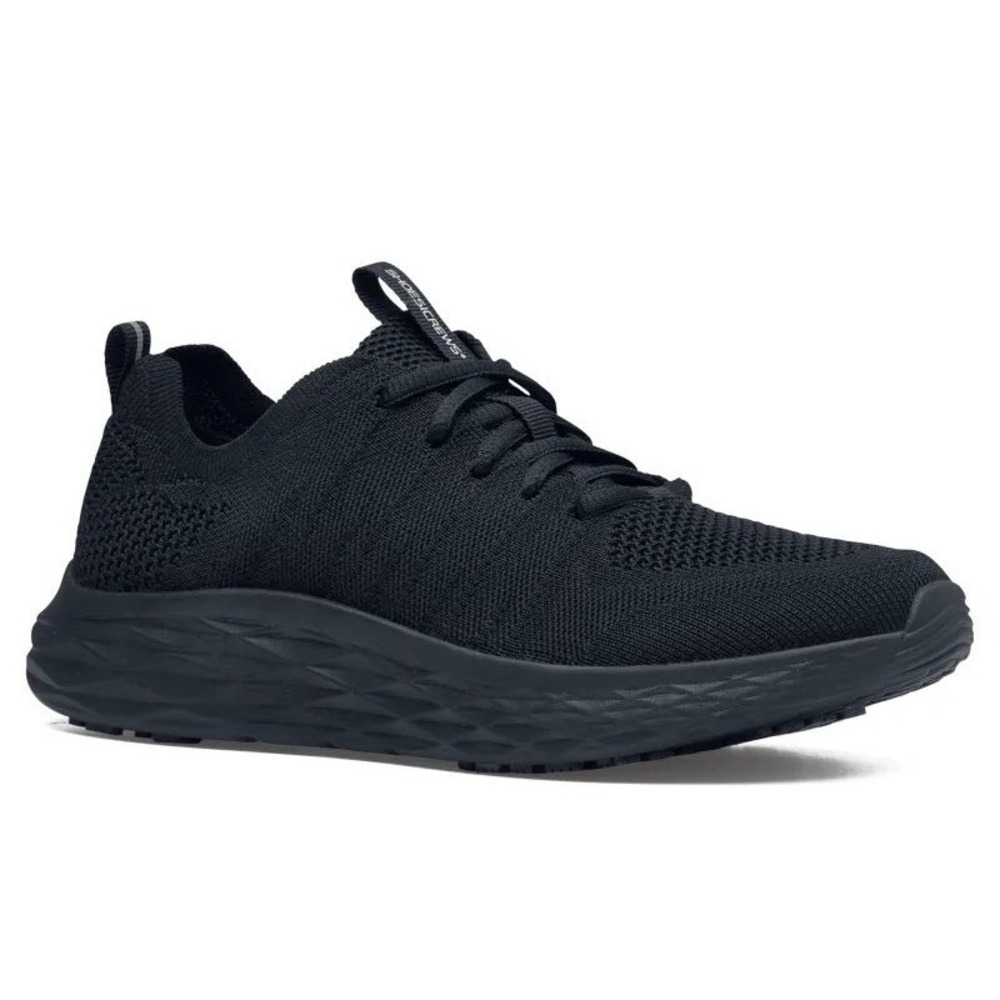Shoes For Crews Everlight Men's Black Slip Resistant Knit Athletic Shoes Sz 11 M